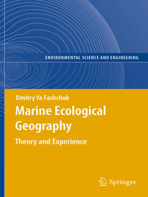 cover image of Marine Ecological Geography